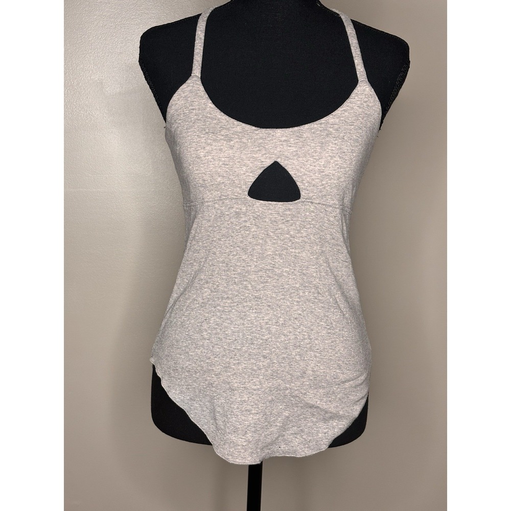Chaser Women's Gray Sleeveless Racerback Camisole Top Size Small